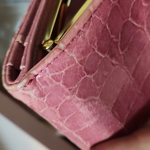 mui mui crocodile Wallet With Box Pink - Picture 9 of 12